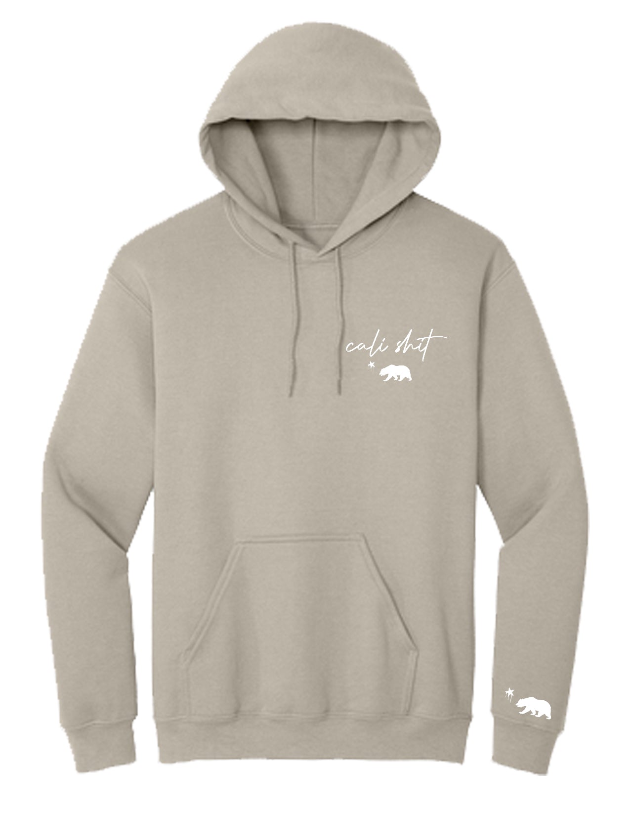 CS Left Chest Script Hoodie (Sand)