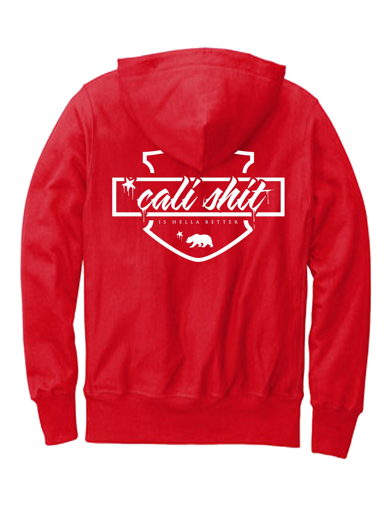 Cali Shit HD Hoodie (Red)