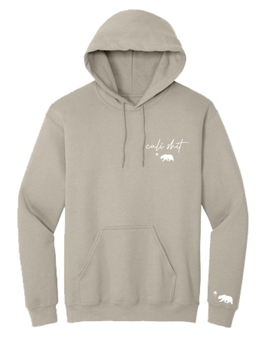 CS Left Chest Script Hoodie (Sand)