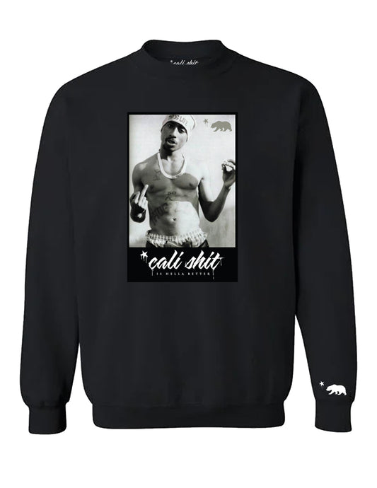 Cali Shit 2pac Crewneck (Black)