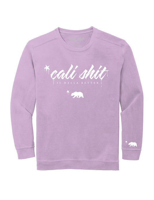 Cali Shit Crewneck (Lavender)