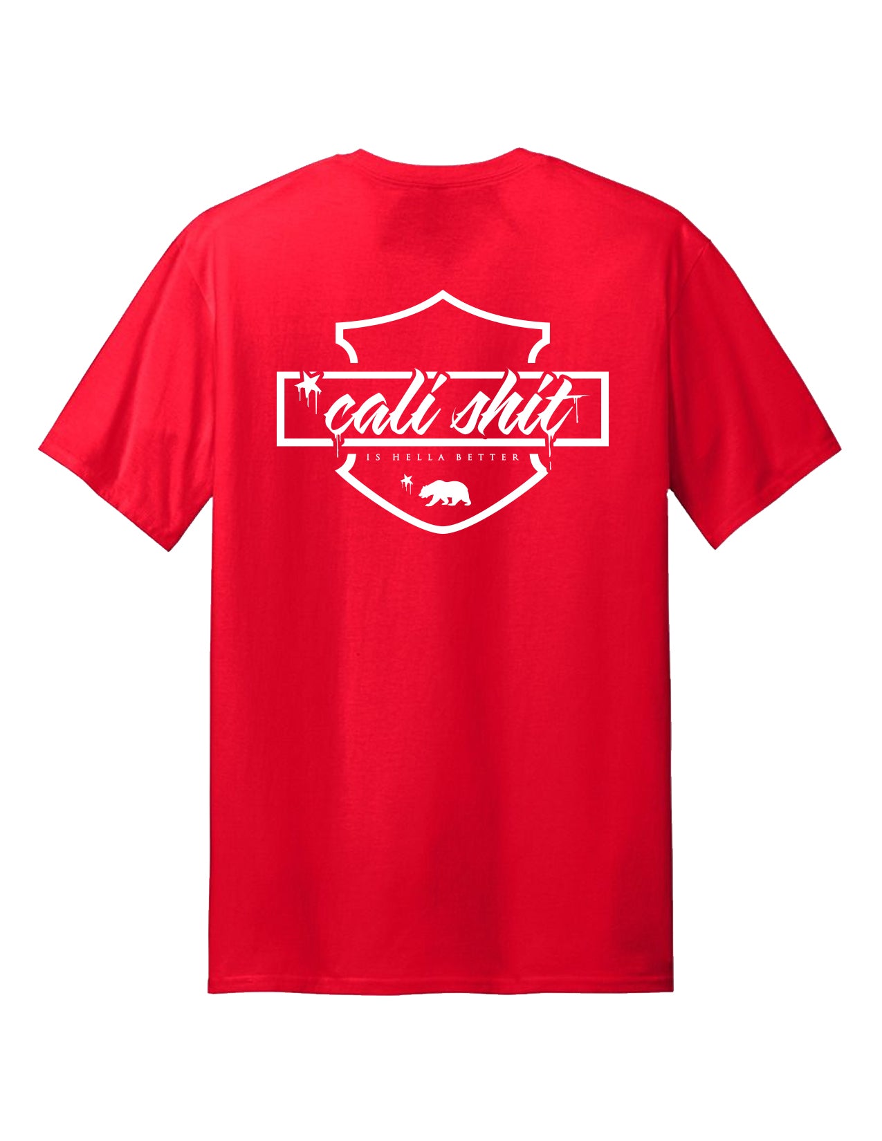 Cali Shit HD Tee (Red)