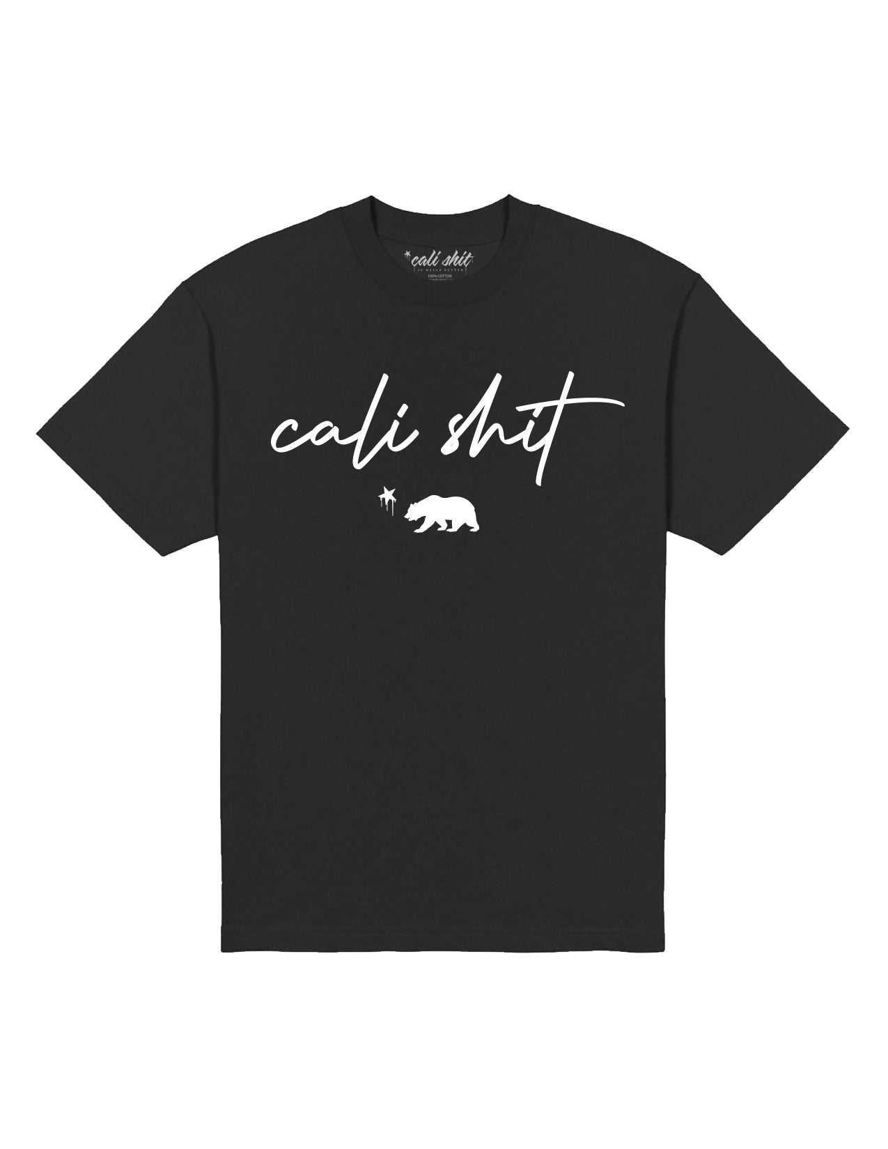 Cali Shit Script Tee (Black)