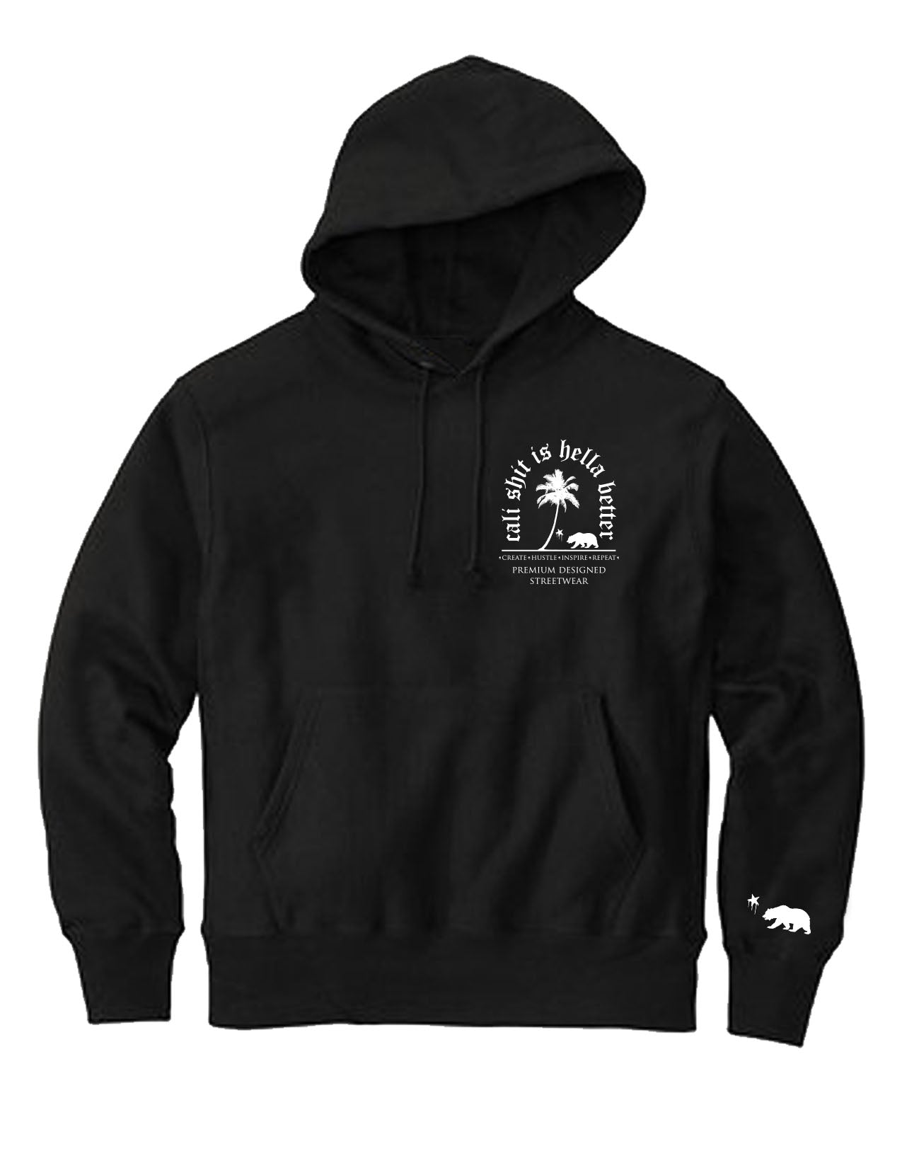 Old English Arch Hoodie (Black)