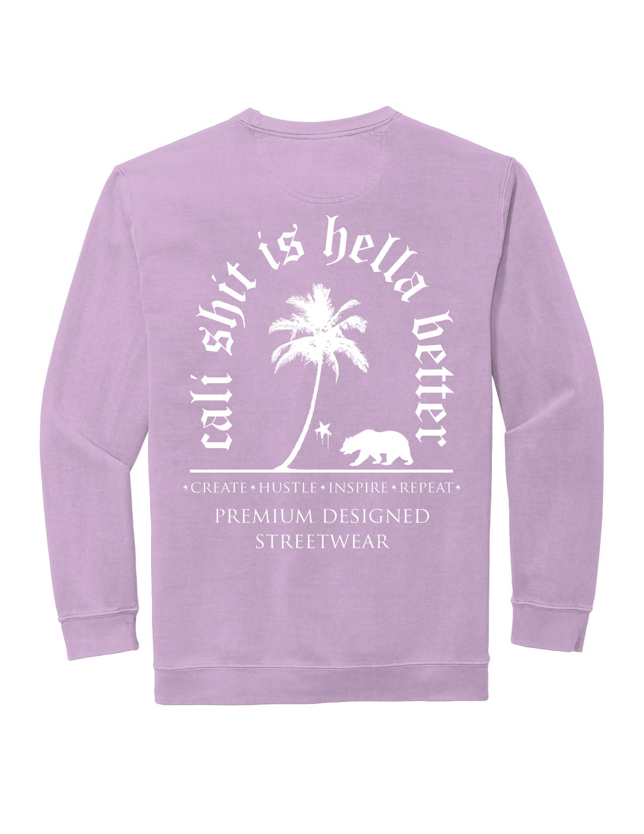 Old English Arch Crewneck (Lavender)