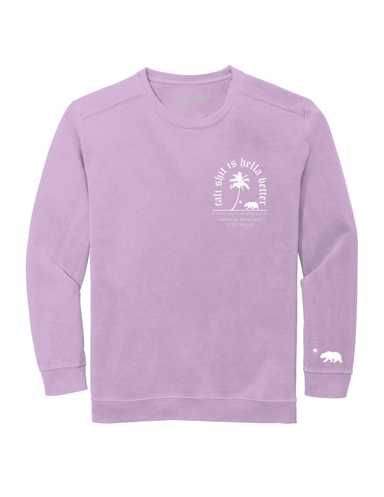 Old English Arch Crewneck (Lavender)