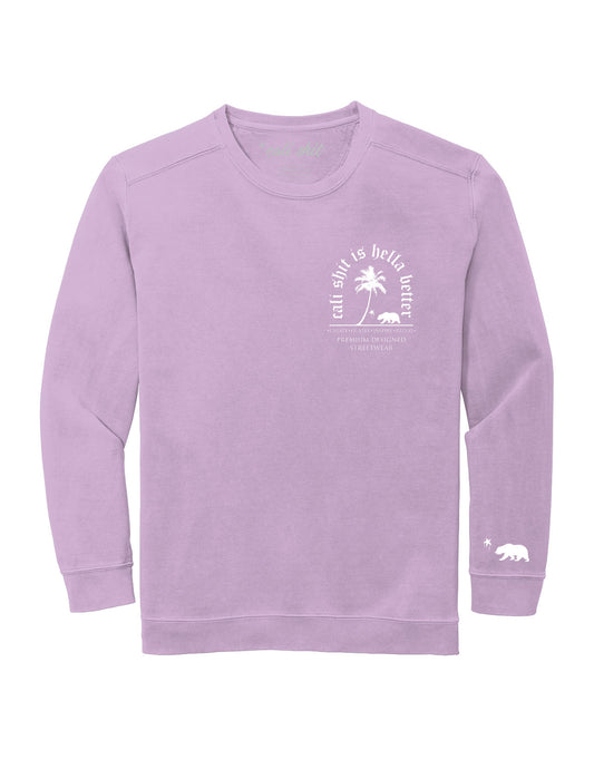 Old English Arch Crewneck (Lavender)